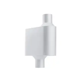 A-karck N-shm2413-c-sl A-karck Universal Exhaust Muffler 2.25 Inch Offset Inlet Dual Outlet 13 O