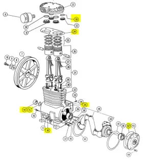 GK-9406 AFTERMARKET DEVILBISS Gasket Devair Kit
