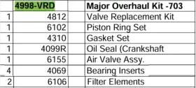 4998-VRD AFTERMARKET SAYLOR BEALL Kit