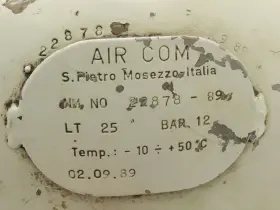 22878-89 AIR COM Horizontal Compressed Tank Receiver Npt #2