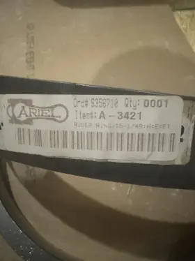 A-3421 ARIEL Piston Ring Gas Compressor