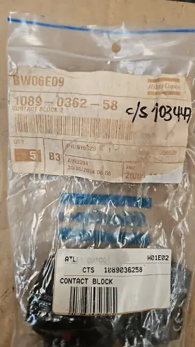 1089-0362-58 ATLAS COPCO Contact Block #3