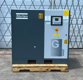 GA22P ATLAS COPCO Screw Air Compressor