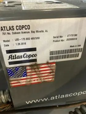 LS5-175 ATLAS COPCO Duplex Air Compressor #2