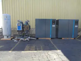 ZT37-MED ATLAS COPCO Oil Rotary Air Compressors Dryers Tank