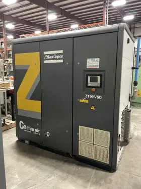 ZT90VSD ATLAS COPCO Rotary Screw Oil Air Compressor