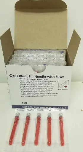 617482201841 BECTON BIO Blunt Fill Filter Box