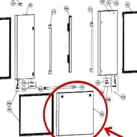 4944550100 BLOMBERG Frz Door