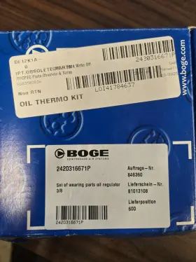 Boge 2420316671p Big Sale Free Shipping Oil Thermo Kit Oem Sealed Bag Bx2