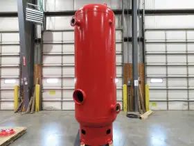 0283 BRUNNER Vertical Compressed Air Receiver Tank Gallon