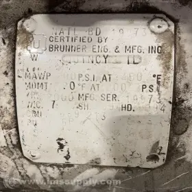 0736P BRUNNER ENG MFG INC Compressed Air Tank #2