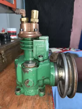 12894 BUELL Air Pump Compressor Antique Horn Marine #2