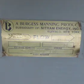 65-1231-000 BURGESS MANNING Wss Intake Exhaust Muffler #2