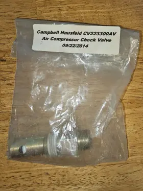 CV223300AV CAMPBELL HAUSFELD Check Tank Valve Comp Mpt