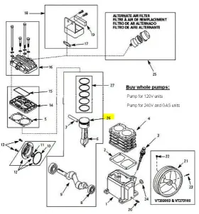 VT050915AV CAMPBELL HAUSFELD Vt Piston