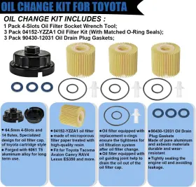 CARO0411 CAROTUPY Oil Filter Wrench Engine Dra Kit
