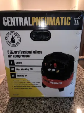 62894 CENTRAL PNEUMATIC Air Box Compressor