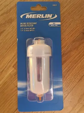 64637 CENTRAL PNEUMATIC Mini Inline Line Desiccant Dryer Air