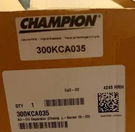 300KCA035 CHAMPION Air Oil Seperator #3