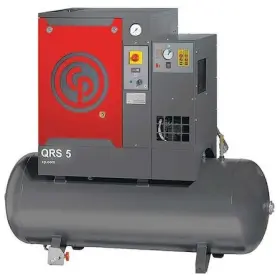 QRS-5-HPD CHICAGO PNEUMATIC Rotary Screw Air Compressor Dryer