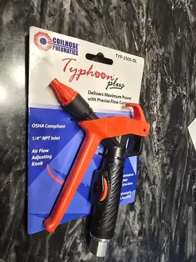 TYP-2505-DL COILHOSE Pneumatic Typhoon Blow Gun Flow Control #3