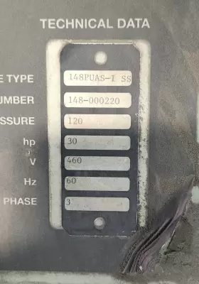 148PUAS-I COMPAIR Hydrovane Rotary Vane Compressor Vac Phase #2