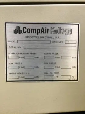 218K08-108 COMPAIR INC Air Compressor #3