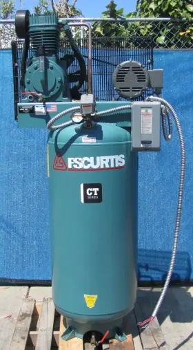 CT-55 CURTIS Piston Air Compressor Gallon Tank Phase