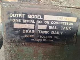 CV9814B CURTIS Toledo Air Compressor #3