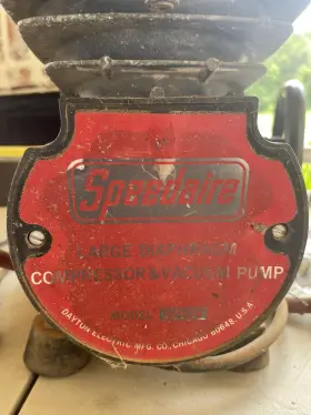 2Z628 DAYTON Speedaire Diaphragm Compressor Vacuum Pump #2