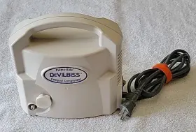 3655D DEVILBISS Pulmo Aide Compressor Nebulizer Powers Up