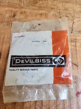 TGC-15-K5 DEVILBISS Cup Lid Gasket Pack Seal Repair