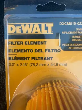 DXCM019-0221 DEWALT Filter #3