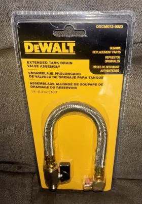 DXCM072-0023 DEWALT Tank Drain Valve Air Compressors
