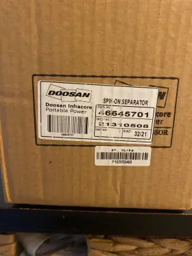46645701 DOOSAN Spin Compressor Separator Cartridge Air #2