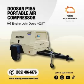 P185 DOOSAN Cfm Air Compressor Deere Engine Ingersoll Rand