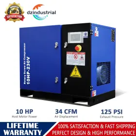 N818P370080S DZINDUSTRIAL Phase Rotary Screw Air Compressor