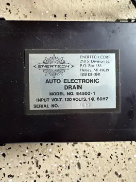 E4500-1 ENERTECH Auto Drain