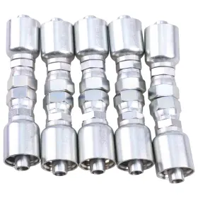 Fakojer 10643-8-8 10pcs Hydraulic Hose Fitting With 1/2 Female Jic 1064388 Compatible Wi