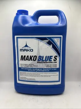 003MBG GARDNER DENVER Mako Blues Compressor Oil Lubricant Jug