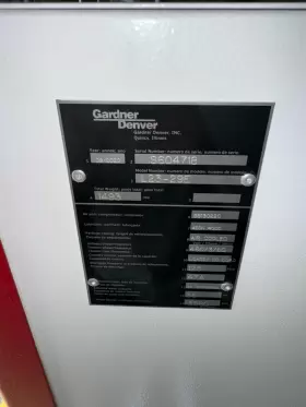 L23-E29 GARDNER DENVER Rotary Screw Air Compressor Zeks Dryer #3