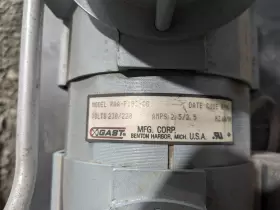 87R640-120-N470X GAST Roc Rocking Piston Twin Oil Air Pump #3