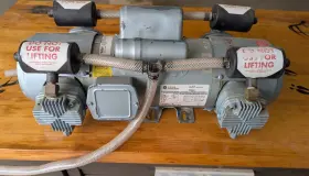 Gast 8hdm-10-m850x Oil-free Diaphragm Air Compressor Pump 2 Hp