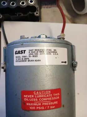 M332 GAST Piston Air Compresser #2