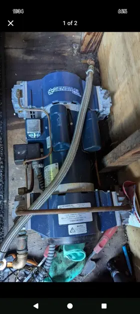 OL915150AC GENERAL AIR PRODUCTS Oiless Compressor Sprinkler