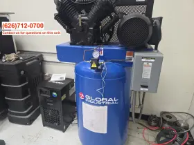 133682 GLOBAL INDUSTRIAL Piston Air Compressor Phase