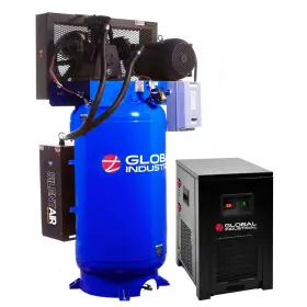 133683 GLOBAL INDUSTRIAL Silent Piston Air Compressor Dryer