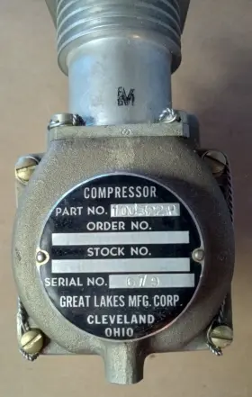 100-322P GREAT LAKES MFG CORP WESTERN GEAR Air Compressor #3