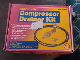 46960 HARBOR FREIGHT Automatic Compressor Drainer Kit