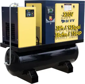 676953495028 HPDAVV Rotary Screw Air Compressor Gallon Tank